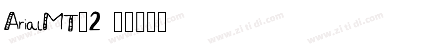 ArialMT_2 常规字体转换